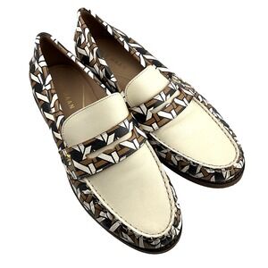 Cole Haan Grand 360 Lux Penny Loafers Printed Leather‎ Women Size 6B NEW
